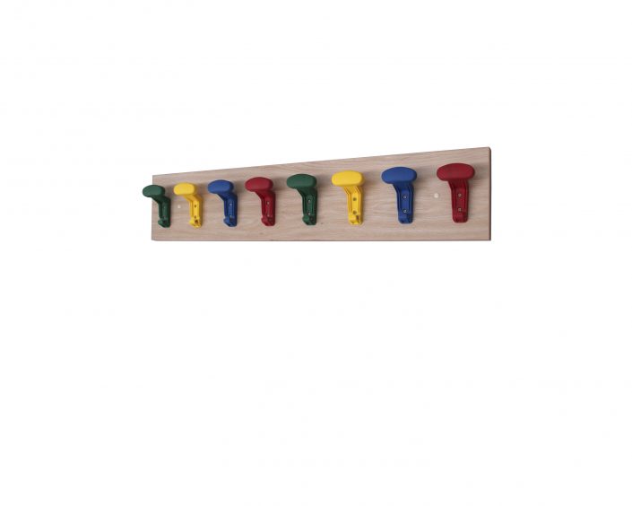 600646-Perchero en línea, perchas colores