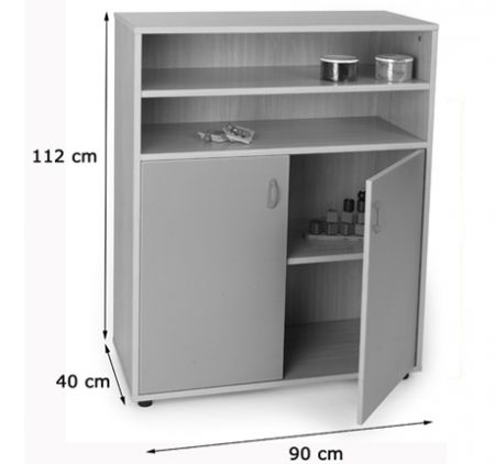 600803 - Mueble intermedio armario y estantería | Mobiliario Escolar